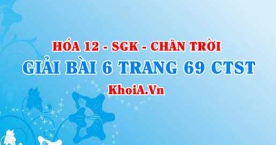 Bài 6 trang 69 Hóa 12 Chân trời sáng tạo